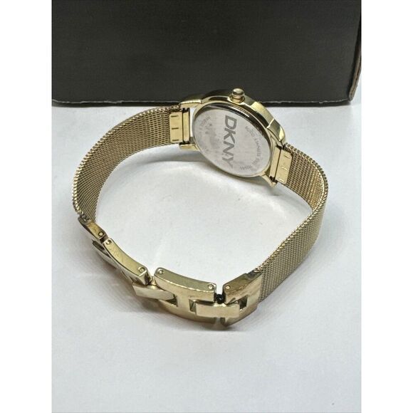 DKNY NY-8553 Women\'s Gold Stainless Steel Analog Dial Quartz Wrist Watch JNA187 main image 5